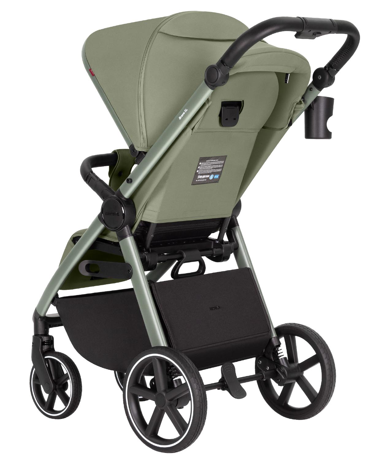 Passeggino Bravo SL Deluxe 2025 meccanismo di sollevamento dello schienale.